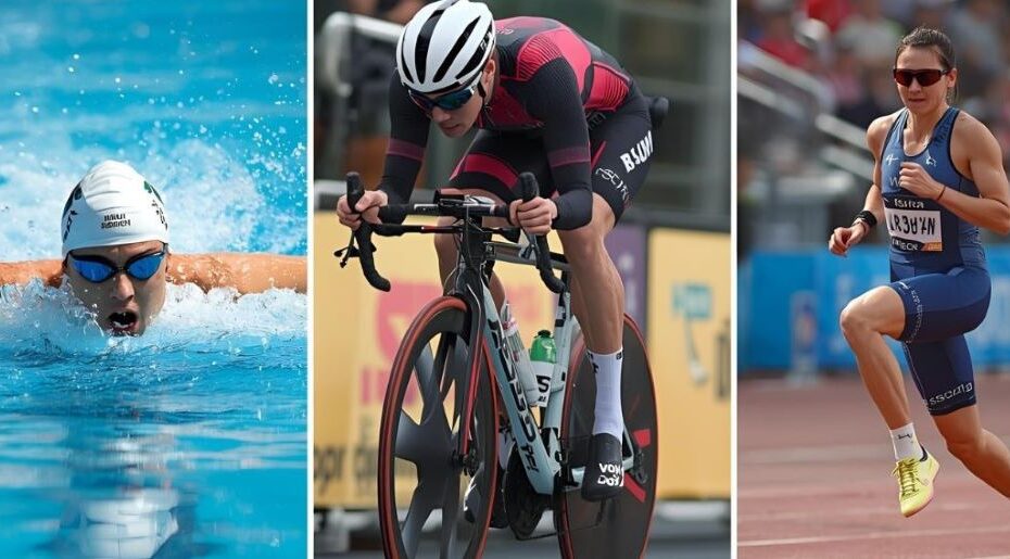 Leistungsschwimmen, Rennradprofi, Spitzenathlet